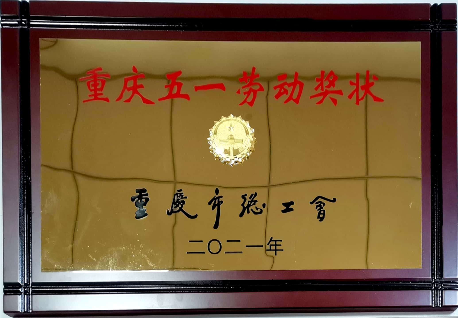 重(zhong)慶五一(yi)勞動(dòng)獎狀